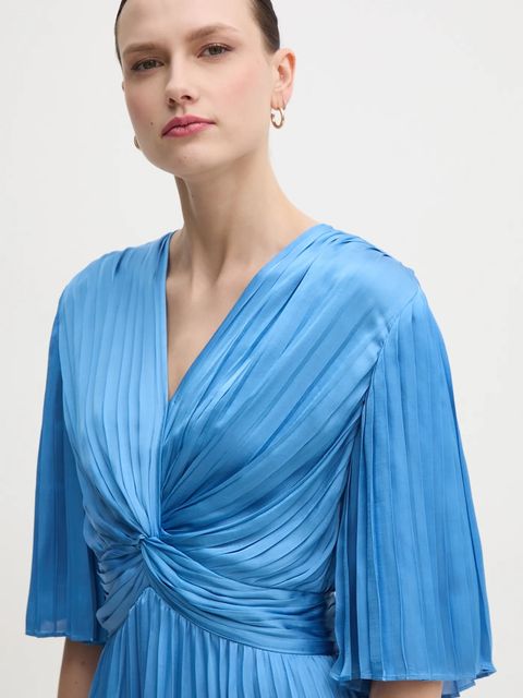 Joseph Ribkoff sukienka kolor niebieski maxi rozkloszowana 251903