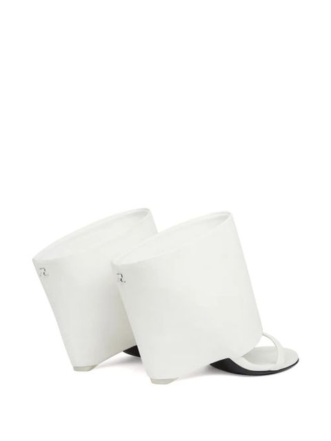 Courrèges Oblique sandals - White