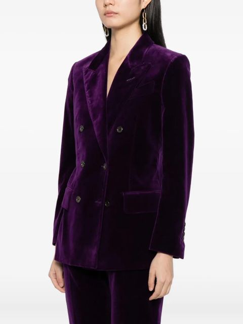 TOM FORD double-breasted blazer - Purple