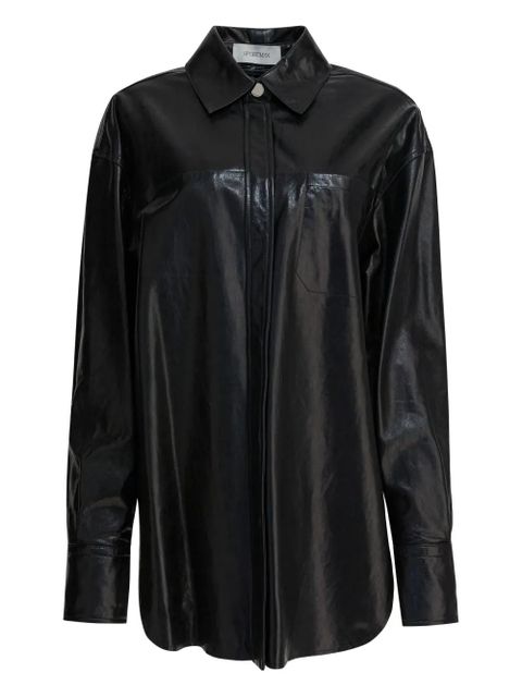 Max Mara chest-pocket leather jacket - Black - zdjęcie produktu nr 1