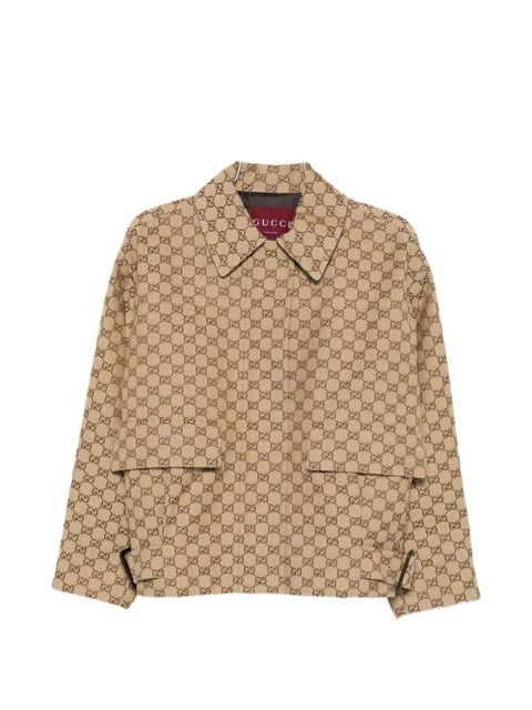 Gucci logo-monogram jacket - Neutrals - zdjęcie produktu nr 1