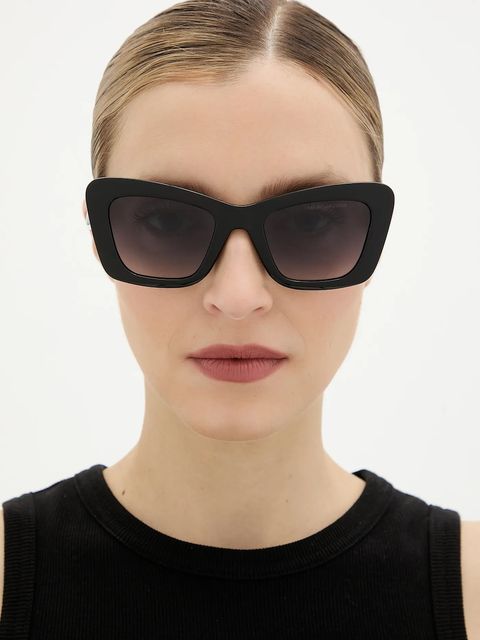 Marc Jacobs okulary przeciwsłoneczne damskie kolor czarny MARC 864/S - zdjęcie produktu nr 2