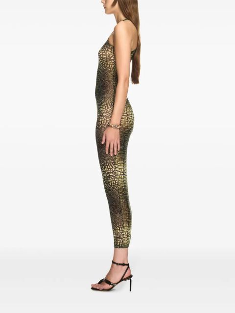 Off-White Croco dress - Green