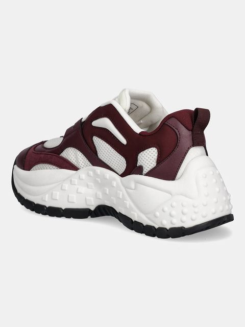 Armani Exchange sneakersy damskie kolor bordowy XDX120 XV708 MZ134