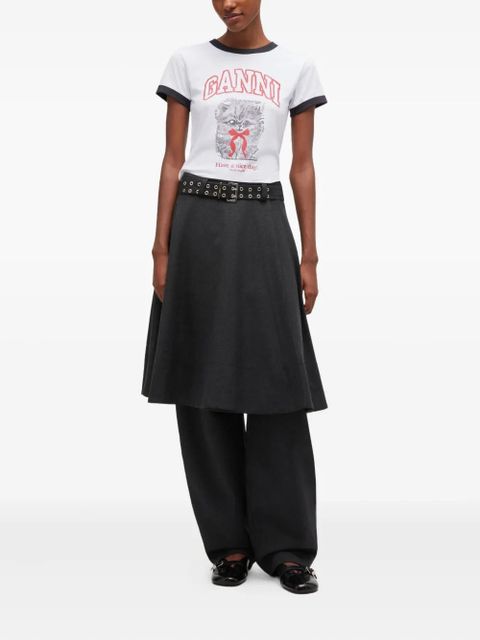 GANNI short-sleeve T-shirt - White - zdjęcie produktu nr 2