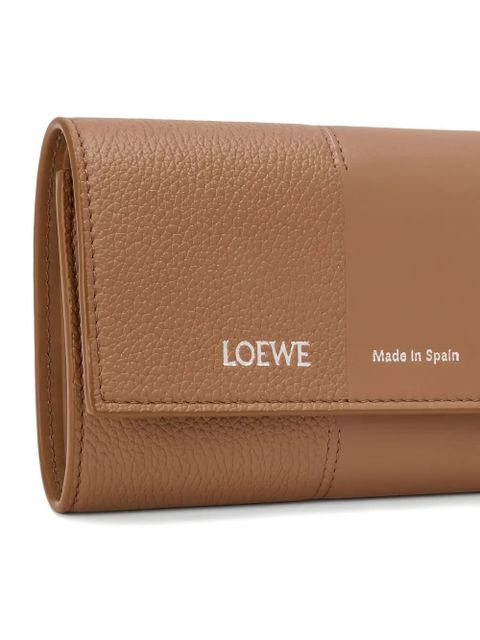 LOEWE textured panel wallet - Neutrals