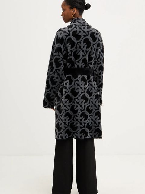 Pinko płaszcz kolor czarny 105415 A2WY - zdjęcie produktu nr 2