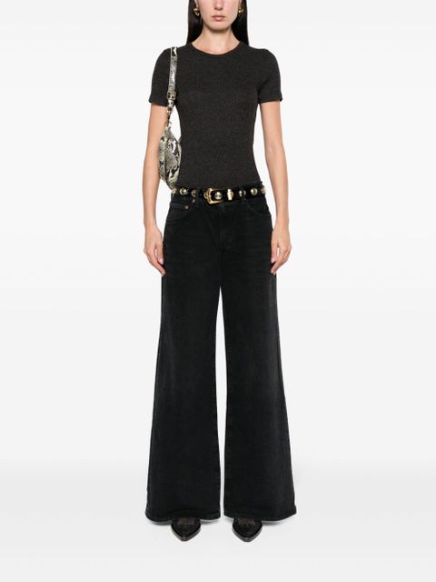 AGOLDE Harri ribbed T-shirt - Grey