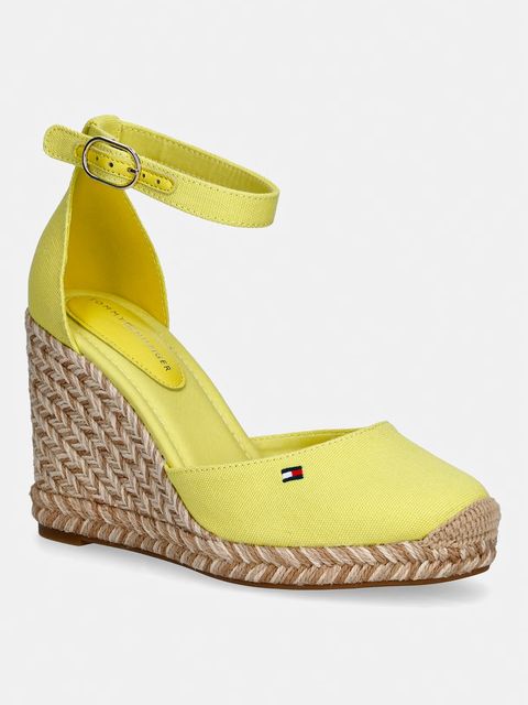 Tommy Hilfiger espadryle na koturnie damskie FLAG HIGH WEDGE ESPAD CLOSED TOE - zdjęcie produktu nr 1