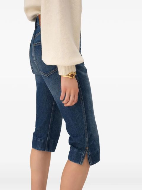 Chloé high-rise capri jeans - Blue