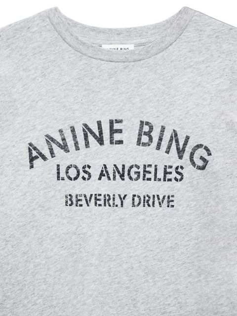 ANINE BING Cohen graphic-print T-shirt - Grey
