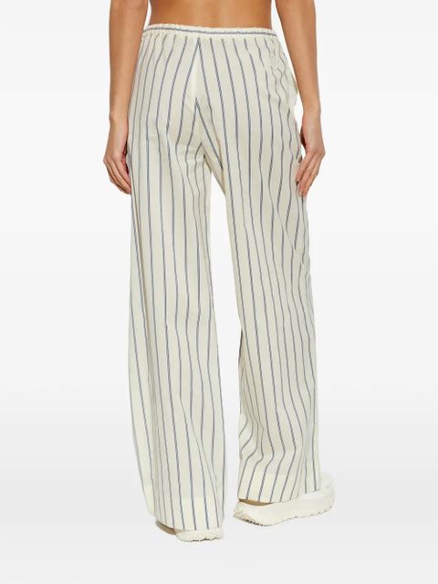 Moncler striped wide-leg trousers - Neutrals