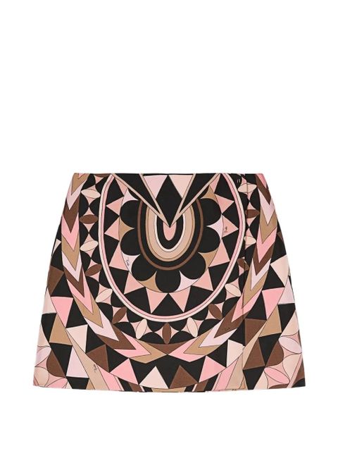 PUCCI geometric-print mini skirt - Pink - zdjęcie produktu nr 1