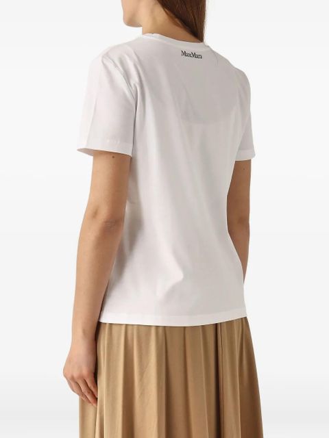 Max Mara floral-print T-shirt - White