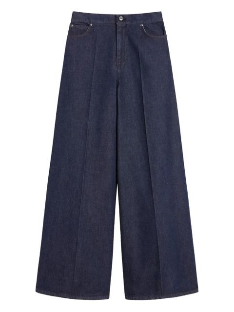 Max Mara logo-patch jeans - Blue - zdjęcie produktu nr 1