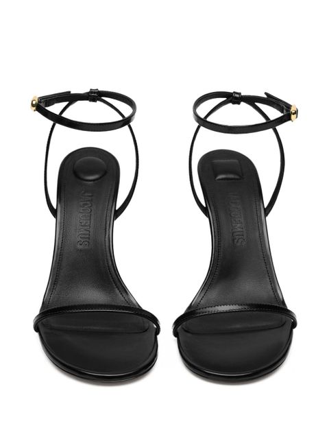 Jacquemus 90mm Les Bisou sandals - Black