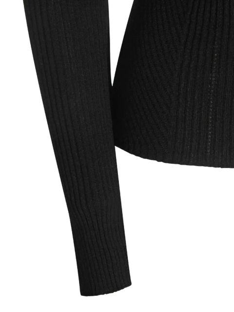 TWINSET ribbed high-neck sweater - Black