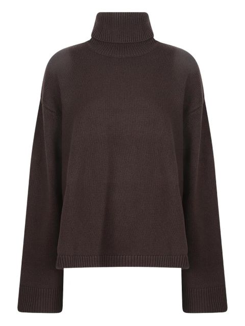 The Frankie Shop Rhea trapeze turtleneck sweater - Brown - zdjęcie produktu nr 1