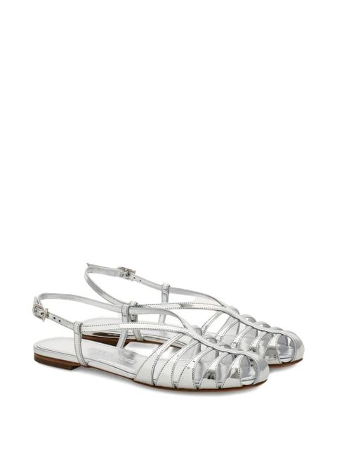 Ferragamo caged sandals - Silver - zdjęcie produktu nr 2