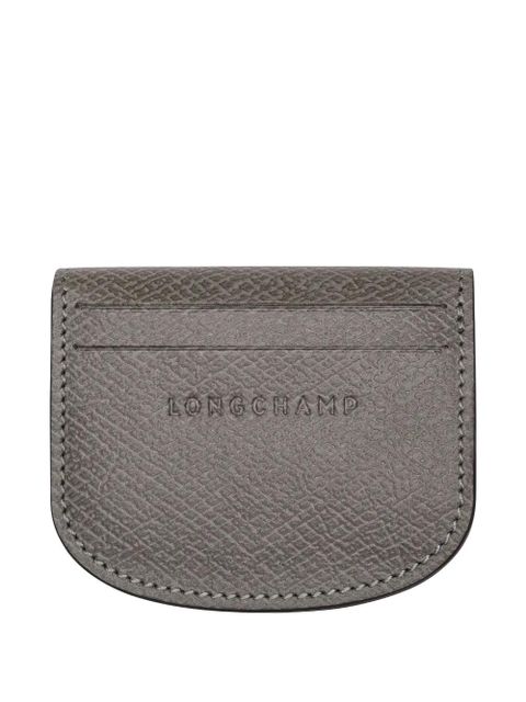 Longchamp textured leather card holder - Grey - zdjęcie produktu nr 2