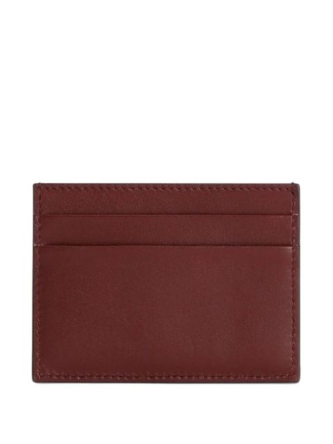 Dolce & Gabbana logo-plaque cardholder - Red