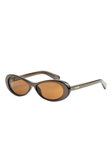 Jacquemus cat-eye frame sunglasses - Brown - zdjęcie produktu nr 2