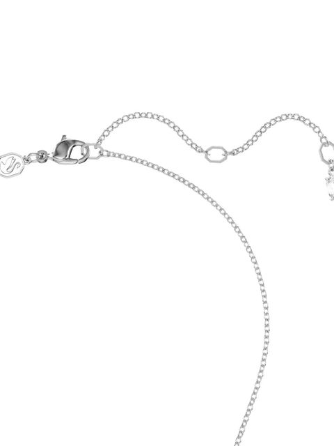 Swarovski crystal-embellished cross necklace - Silver