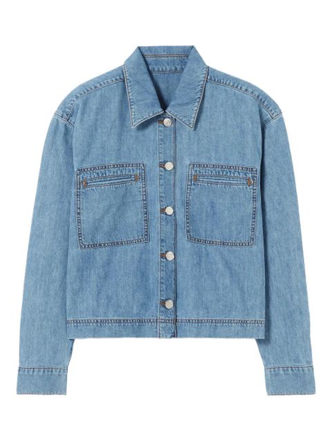 Claudie Pierlot buttoned denim shirt - Blue - zdjęcie produktu nr 1