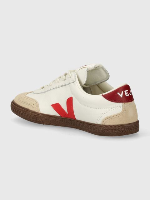 Veja tenisówki skórzane Volley damskie kolor biały VO2003533 - zdjęcie produktu nr 2