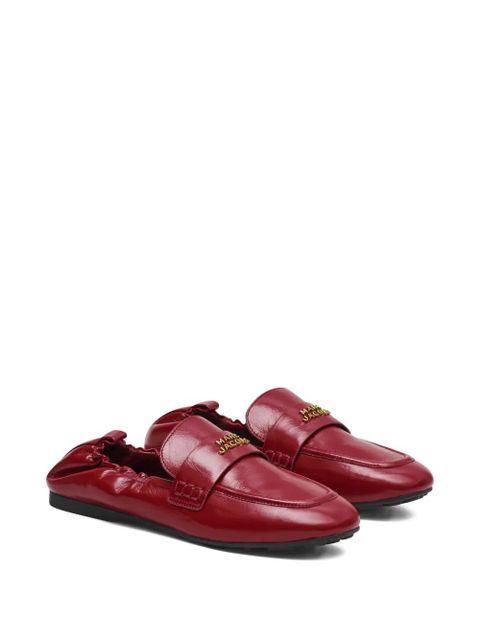 Marc Jacobs logo-plaque leather loafers - Red - zdjęcie produktu nr 2
