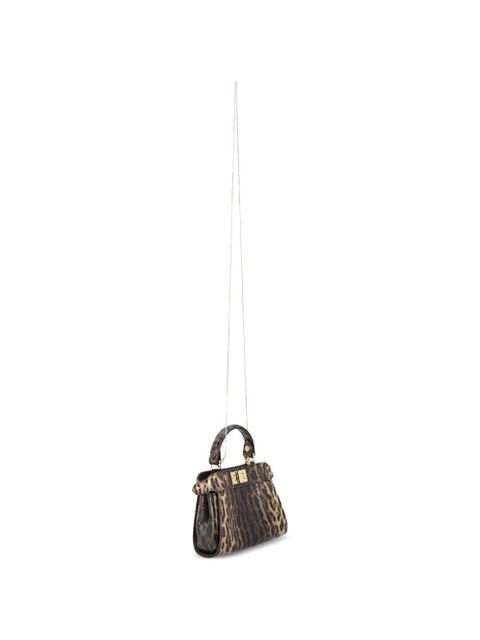 FENDI nano Peekaboo tote bag - Brown