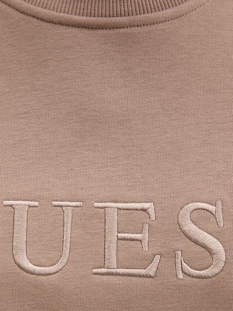 Guess bluza SOFIA damska kolor brązowy z aplikacją O5RQ03 KCO31