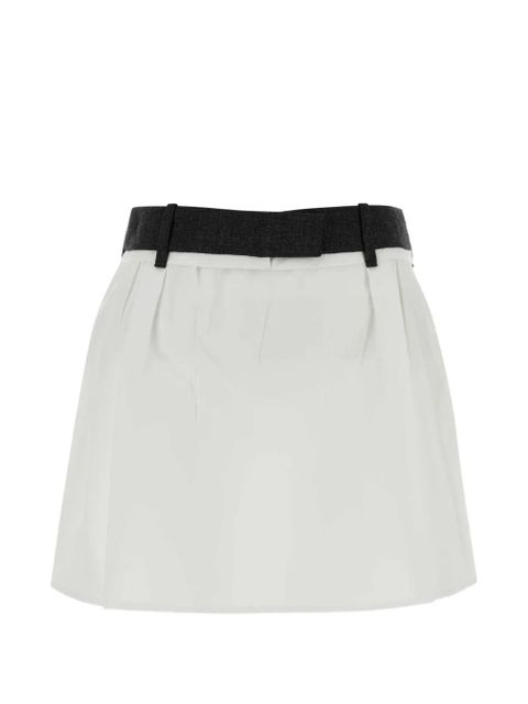 Prada poplin mini skirt - White - zdjęcie produktu nr 1