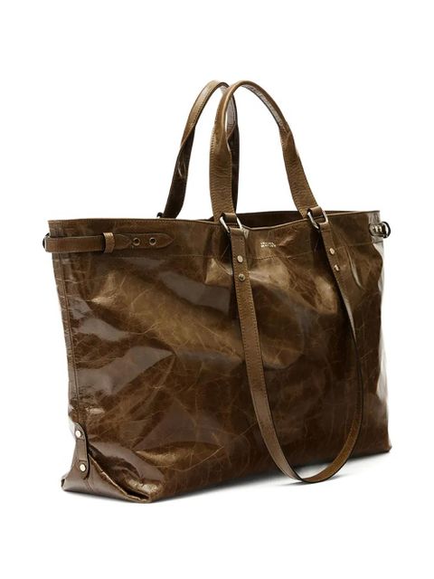 ISABEL MARANT Winna Tote leather shoulder bag - Green