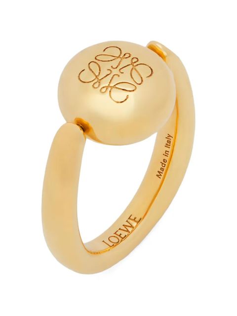 LOEWE crystal-embellished ring - Gold