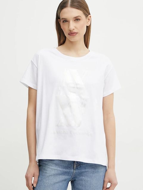 Armani Exchange t-shirt bawełniany - zdjęcie produktu nr 2
