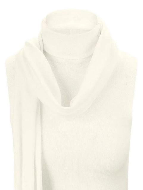 STAUD turtleneck scarf top - Neutrals - zdjęcie produktu nr 2