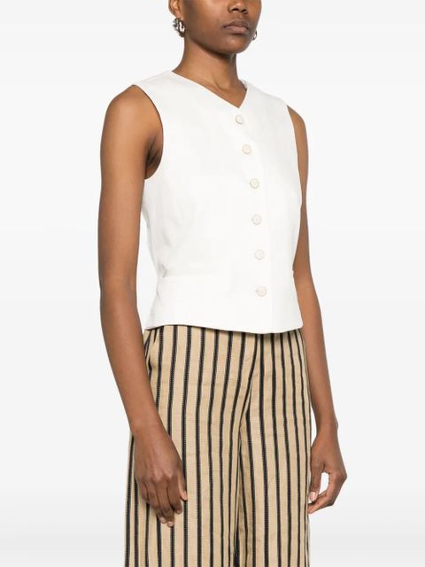 Max Mara Mirella waistcoat - White