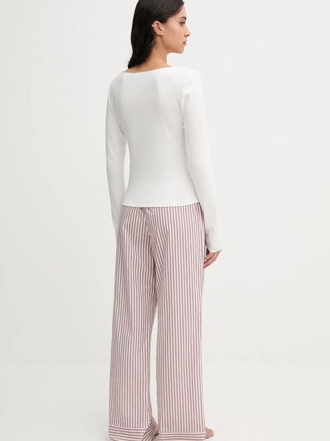 Tommy Hilfiger piżama damska kolor biały UW0UW06143