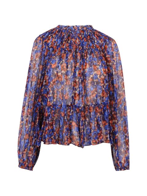 Ulla Johnson floral ruffled top - Blue - zdjęcie produktu nr 1