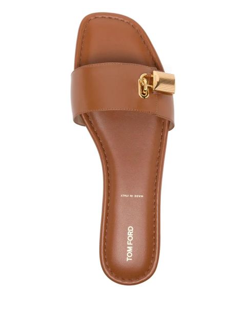 TOM FORD padlock slide - Brown