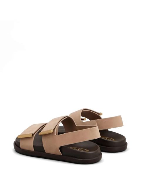 Tod's strap detail flat sandals - Neutrals
