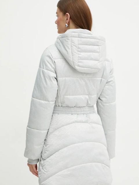 Guess kurtka SELINE damska kolor szary zimowa W4BL58 WGL72