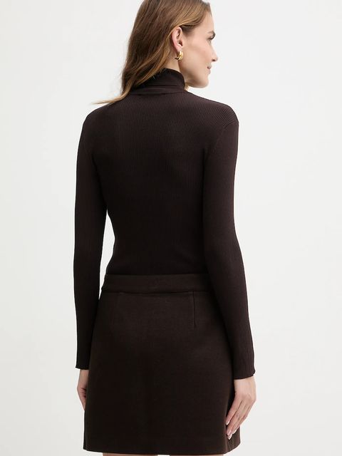 Morgan sukienka REGOYA kolor brązowy mini dopasowana REGOYA