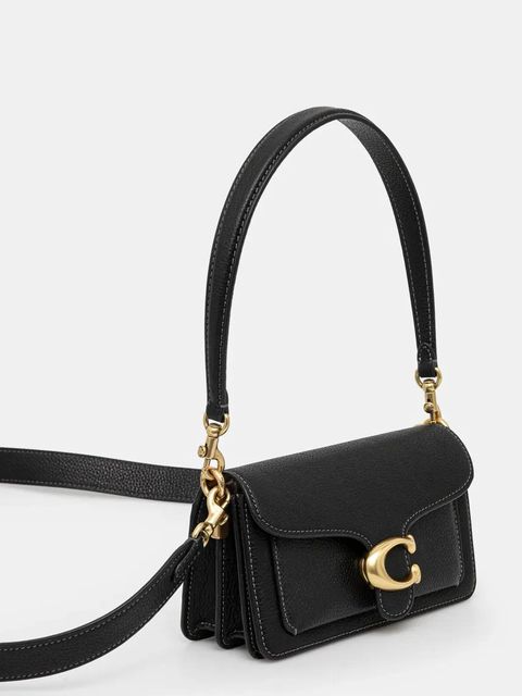 Coach torebka skórzana Tabby kolor czarny CY201