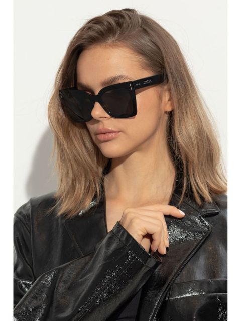 Isabel Marant Eyewear square-frame sunglasses - Black - zdjęcie produktu nr 2