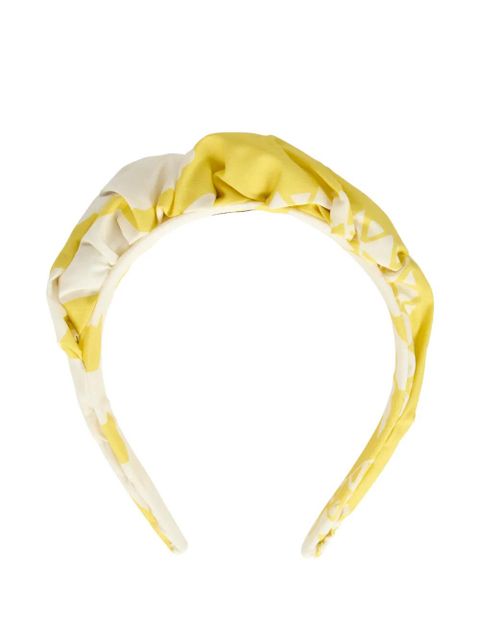 Valentino Garavani knotted print headband - Yellow - zdjęcie produktu nr 1