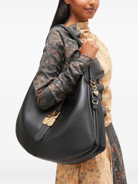 GANNI detailed-hardware shoulder bag - Black - zdjęcie produktu nr 2