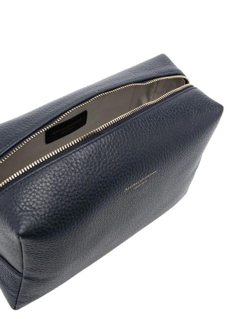 Aspinal Of London large London makeup bag - Blue