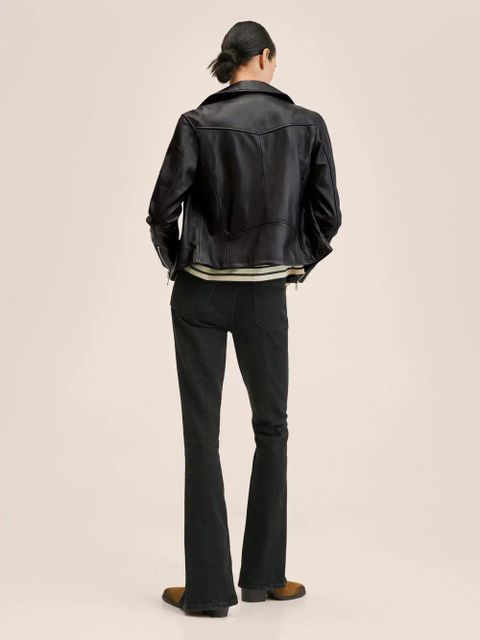 Skórzana kurtka biker